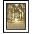 thumbnail image 1 of Historic Framed Print, The Madeleine interior Paris France, 17-7/8" x 21-7/8", 1 of 9