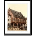 thumbnail image 1 of Historic Framed Print, The Market Freiburg Baden Germany, 17-7/8" x 21-7/8", 1 of 9
