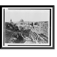 thumbnail image 1 of Historic Framed Print, The Mosque of Omar, &c., Jerusalem.Frith., 17-7/8" x 21-7/8", 1 of 9