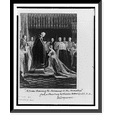 thumbnail image 1 of Historic Framed Print, The Queen receiving the sacrament at her coronation".from a painting by Charles Robert Leslie, R.A.", 17-7/8" x 21-7/8", 1 of 9