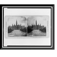 thumbnail image 1 of Historic Framed Print, The Splendid Rathaus (City Hall), Vienna, Austria, 17-7/8" x 21-7/8", 1 of 9