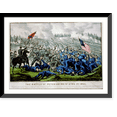 thumbnail image 1 of Historic Framed Print, The battle of Petersburg Va. April 2nd 1865, 17-7/8" x 21-7/8", 1 of 9