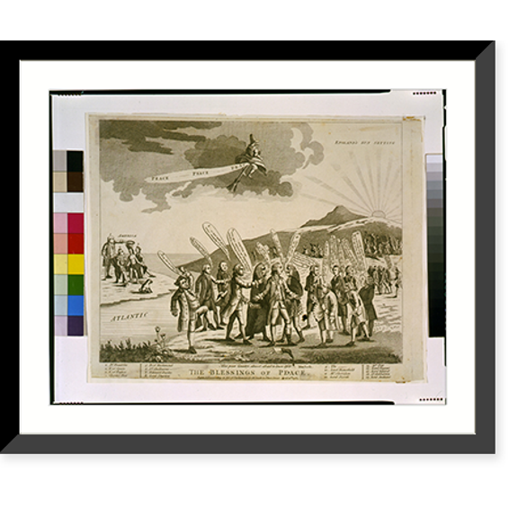 Historic Framed Print, The blessings of peace - 3, 17-7/8" x 21-7/8"