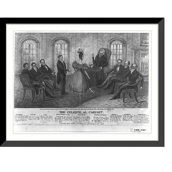 Historic Framed Print, The celeste-al cabinet, 17-7/8" x 21-7/8"