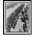 thumbnail image 1 of Historic Framed Print, The first Canadian contingent lands at Hong Kong, 17-7/8" x 21-7/8", 1 of 9