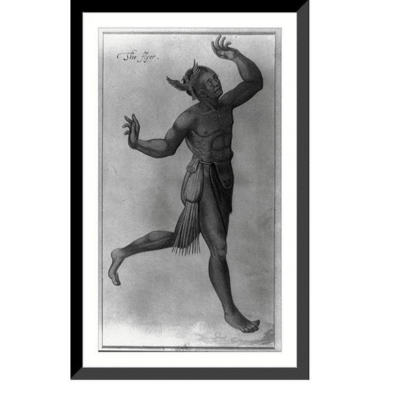 Historic Framed Print, The flyer, 17-7/8" x 21-7/8"