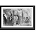 thumbnail image 1 of Historic Framed Print, [The forge; blacksmith at work], 17-7/8" x 21-7/8", 1 of 9