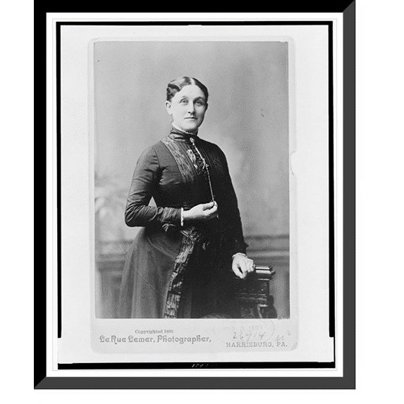 Historic Framed Print, The loyal girl of Winchester, Miss Rebecca M. Wright, now Mrs. R. McP. Bonsal, 17-7/8" x 21-7/8"