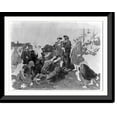 thumbnail image 1 of Historic Framed Print, [The return of Columbus in chains to Cadiz], 17-7/8" x 21-7/8", 1 of 9