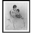 thumbnail image 1 of Historic Framed Print, The stocking, 17-7/8" x 21-7/8", 1 of 9