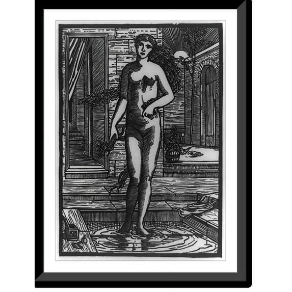 Historic Framed Print, The story of Cupid and Psyche: Psyche, 17-7/8" x 21-7/8"