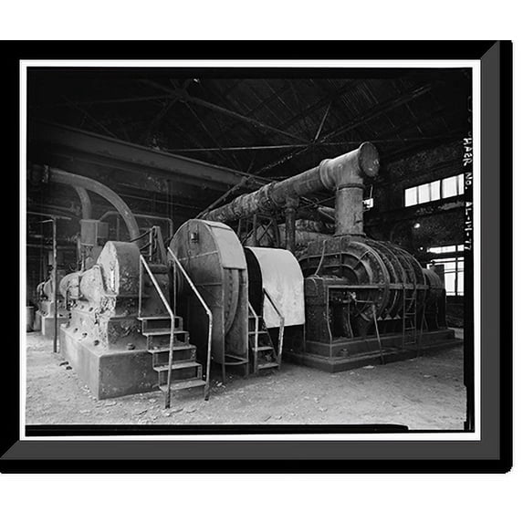 Historic Framed Print, Thomas By-Product Coke Works, 1200 Tenth Street West, Thomas, Jefferson County, AL - 77, 17-7/8" x 21-7/8"