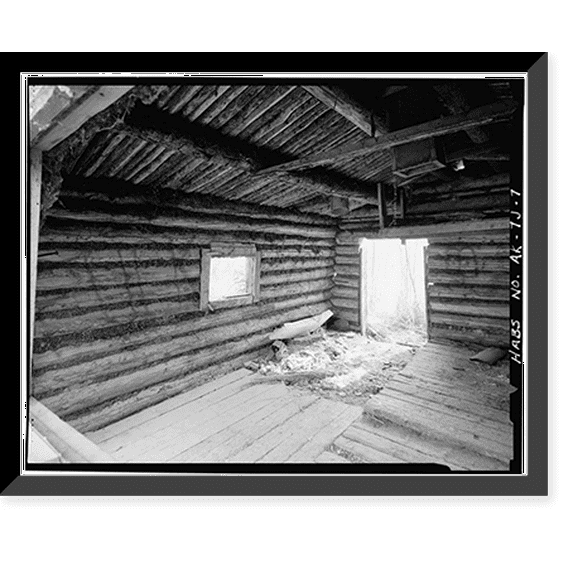 Historic Framed Print, Town of Eagle Cabin, Lot 5, Block 20 (Facing onto Second Street), Eagle, Southeast Fairbanks Census Area, AK - 7, 17-7/8" x 21-7/8"