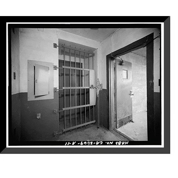 Historic Framed Print, Travis Air Force Base, Building No. 925, W Street, Fairfield, Solano County, CA - 11, 17-7/8" x 21-7/8"