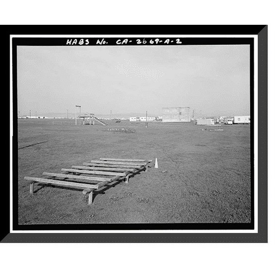 Historic Framed Print, Travis Air Force Base, Building No. 925, W Street, Fairfield, Solano County, CA - 2, 17-7/8" x 21-7/8"
