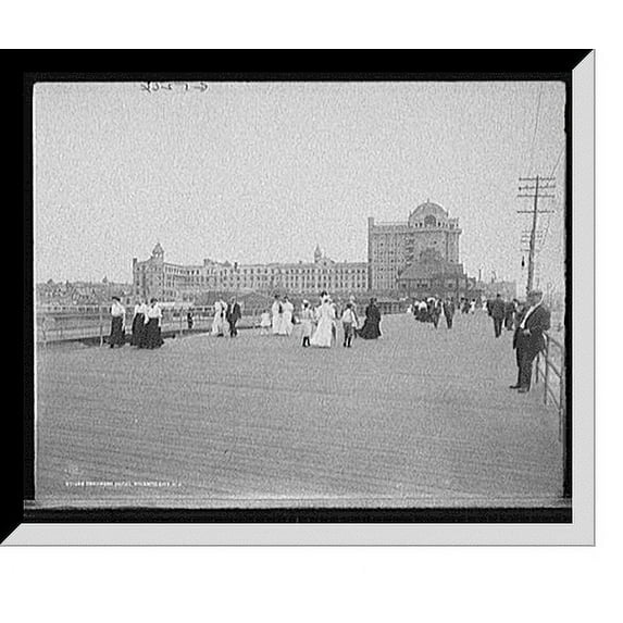 Historic Framed Print, Traymore Hotel, Atlantic City, N.J., 17-7/8" x 21-7/8"