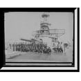 thumbnail image 1 of Historic Framed Print, U.S.S. Iowa, view of forward turret and bridge, 17-7/8" x 21-7/8", 1 of 9