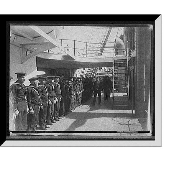 Historic Framed Print, U.S.S. Newark, quarters, 17-7/8" x 21-7/8"