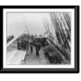 thumbnail image 1 of Historic Framed Print, U.S.S. TRENTON, pivot gun drill, 17-7/8" x 21-7/8", 1 of 9