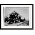 thumbnail image 1 of Historic Framed Print, U.S. locomotive assembled in Fr., 17-7/8" x 21-7/8", 1 of 9