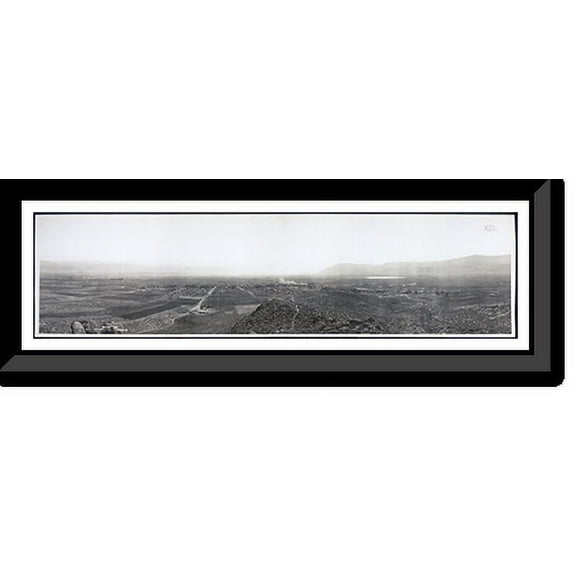 Historic Framed Print, UT Moroni Valley 1913 PHOTO, 36-3/8" x 8-3/8"