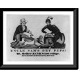 thumbnail image 1 of Historic Framed Print, Uncle Sam's pet pups! Or, Mother Bank's last refuge, 17-7/8" x 21-7/8", 1 of 9