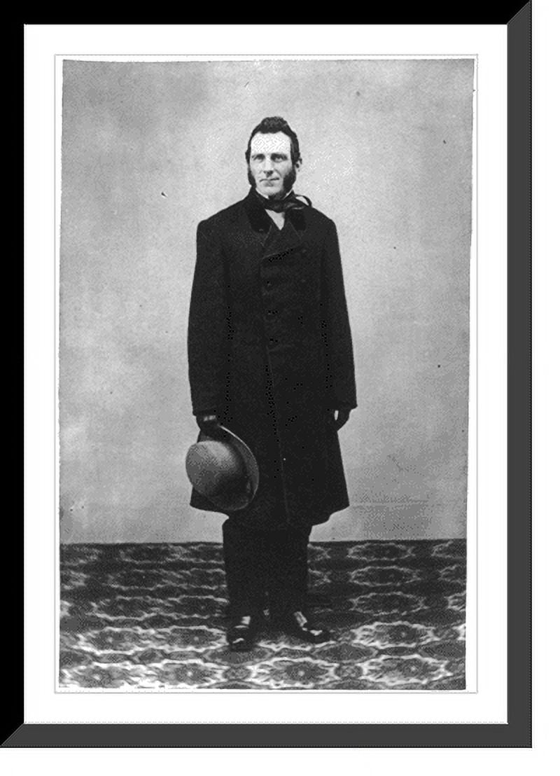 Historic Framed Print, [Unidentified man standing, full lgth., facing