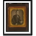 thumbnail image 1 of Historic Framed Print, [Unidentified man, three-quarters length portrait], 17-7/8" x 21-7/8", 1 of 9