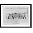 thumbnail image 1 of Historic Framed Print, [Union Station, Wash., D.C.: Ground floor plan; (arch. drawing)], 17-7/8" x 21-7/8", 1 of 9