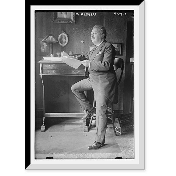 Historic Framed Print, V. Herbert, 17-7/8" x 21-7/8"