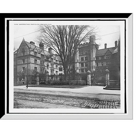 Historic Framed Print, Vanderbilt Hall, Yale College, New Haven, Conn., 17-7/8" x 21-7/8"