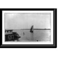 thumbnail image 1 of Historic Framed Print, [View west of Long Bridge from Virginia shore, Potomac Park, Washington, D.C.], 17-7/8" x 21-7/8", 1 of 9