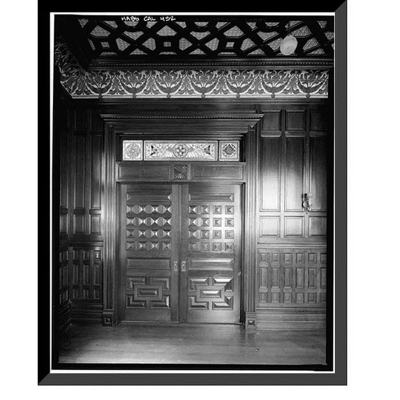 Historic Framed Print, Villa Montezuma, 1925 K Street, San Diego, San Diego County, CA - 10, 17-7/8" x 21-7/8"