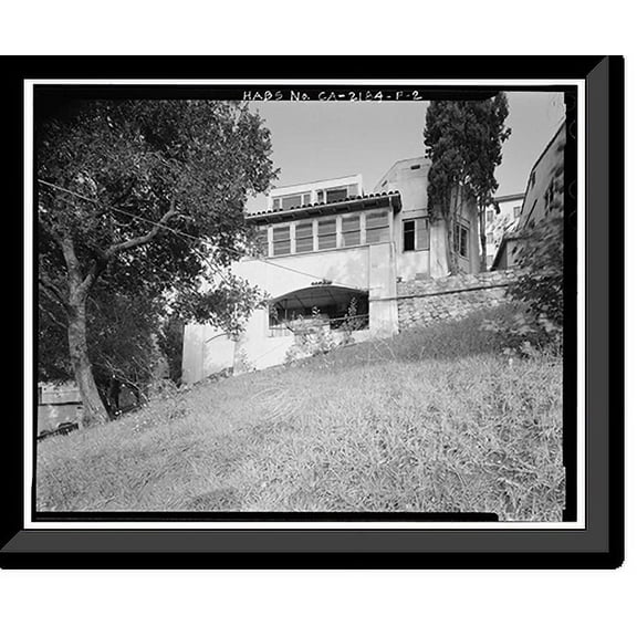 Historic Framed Print, Vista del Arroyo Hotel, Bungalow No. 3, 125 South Grand Avenue, Pasadena, Los Angeles County, CA - 2, 17-7/8" x 21-7/8"