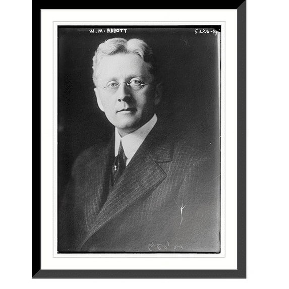 Historic Framed Print, W.M. Abbott, 17-7/8" x 21-7/8"