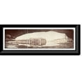 thumbnail image 1 of Historic Framed Print, WI 1899 Overhanging rock, Wisconsin Dells PHOTO, 36-3/8" x 8-3/8", 1 of 9