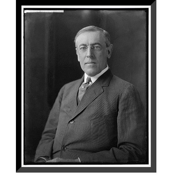 Historic Framed Print, WILSON, WOODROW - 28, 17-7/8" x 21-7/8"