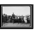 thumbnail image 1 of Historic Framed Print, WOMAN'S NATIONAL SERVICE SCHOOL UNDER WOMAN'S SECTION, NAVY LEAGUE. SEC. DANIELS SPEAKING. SEATED: MRS. DANIELS; GEN. BARNETT; MRS. GUERNSEY, 17-7/8" x 21-7/8", 1 of 9