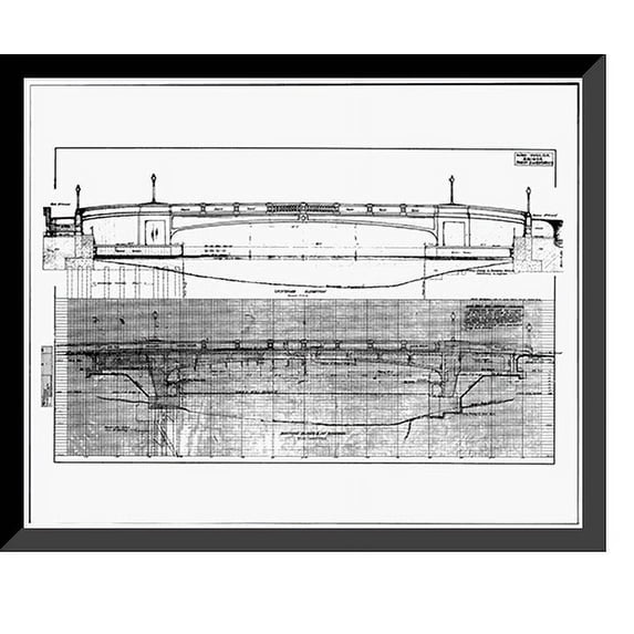 Historic Framed Print, Wailoa Bridge, Spanning Wailoa River at Kamehameha Avenue, Hilo, Hawaii County, HI - 18, 17-7/8" x 21-7/8"