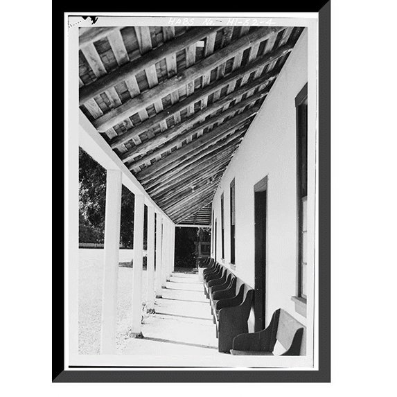 Historic Framed Print, Waioli Church, Island of Kauai, Hanalei, Kauai County, HI - 4, 17-7/8" x 21-7/8"