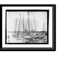 thumbnail image 1 of Historic Framed Print, Water front scene, 17-7/8" x 21-7/8", 1 of 9