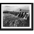 thumbnail image 1 of Historic Framed Print, Water pouring through the spillway gates at TVA's Pickwick Landing Dam [Tenn.] to create storage space in advance of a flood, 17-7/8" x 21-7/8", 1 of 9