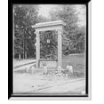 thumbnail image 1 of Historic Framed Print, Wells Fountain, Brattleboro, Vt., 17-7/8" x 21-7/8", 1 of 9
