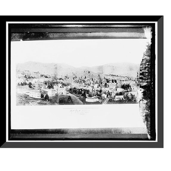 Historic Framed Print, West Point in 1862, 17-7/8" x 21-7/8"