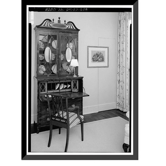 Historic Framed Print, White House, 1600 Pennsylvania Avenue, Northwest, Washington, District of Columbia, DC - 14, 17-7/8" x 21-7/8"