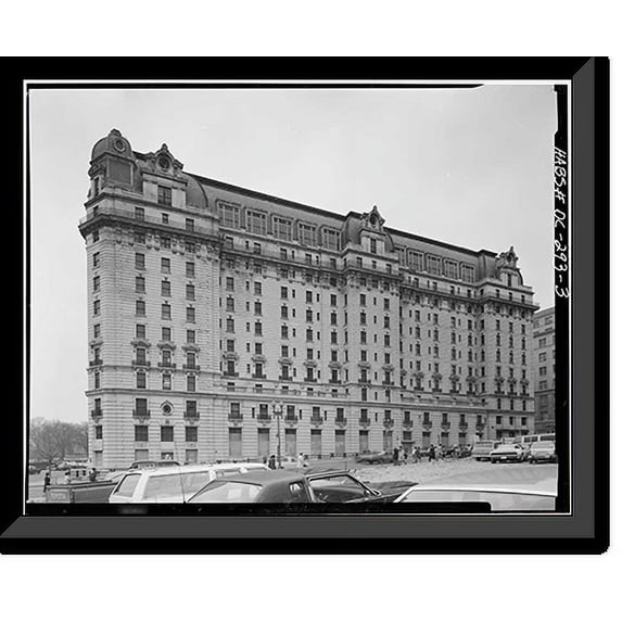 Historic Framed Print, Willard Hotel, 1401-1409 Pennsylvania Avenue Northwest, Washington, District of Columbia, DC - 3, 17-7/8" x 21-7/8"