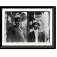 thumbnail image 1 of Historic Framed Print, [William H. Brennan, police chief of Stamford, Connecticut, half-length portrait, standing with Coroner Phalen], 17-7/8" x 21-7/8", 1 of 9