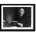 thumbnail image 1 of Historic Framed Print, [William H. Taft, half length, seated at desk, facing left, holding books?], 17-7/8" x 21-7/8", 1 of 9