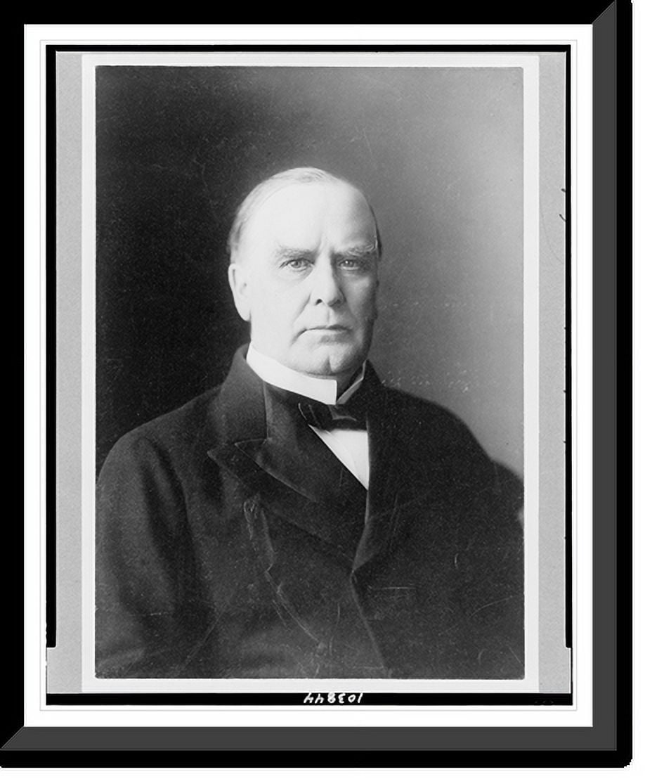 Historic Framed Print, [William McKinley, half-length portrait, facing ...