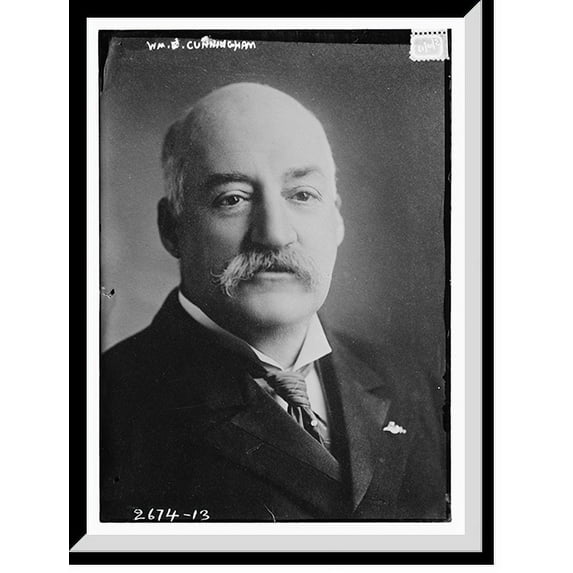 Historic Framed Print, Wm. Cunningham, 17-7/8" x 21-7/8"